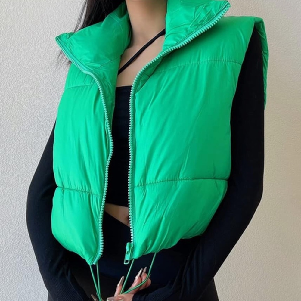Amazon Women's Winter Cropped Puffer Vest